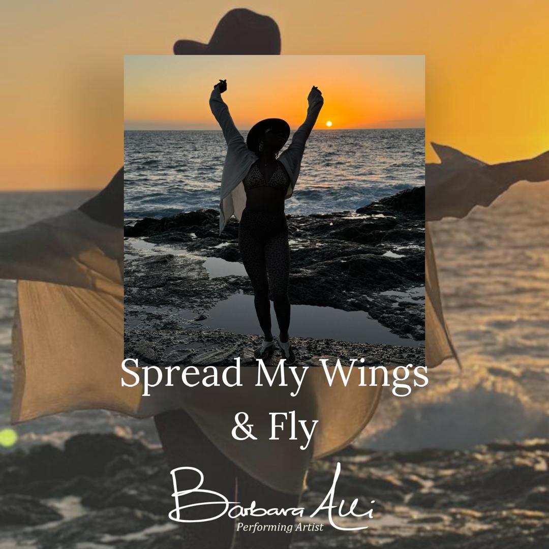 Spread My Wings and Fly Banner by Barbara Alli