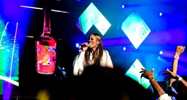 Tiwa Savage on stage