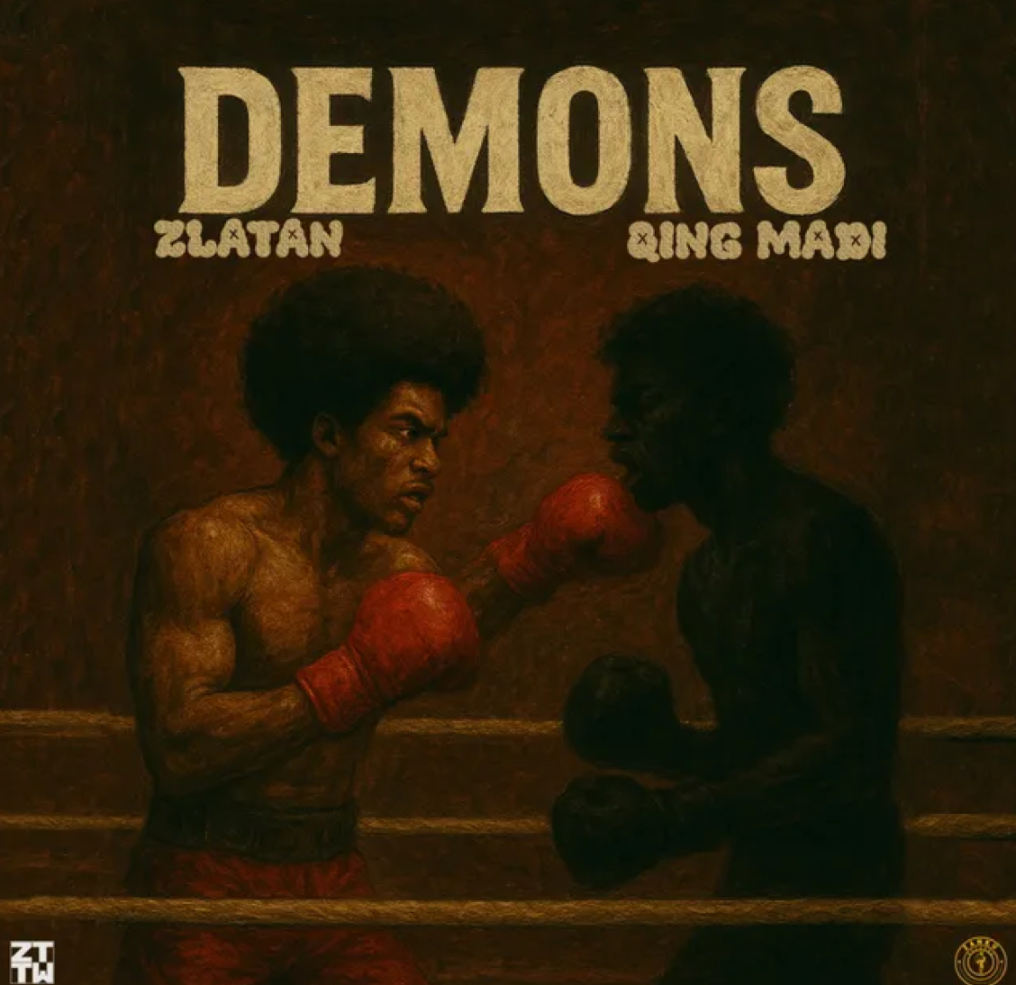 Cover creation  for Demons by Zlatan featuring Qing Madi