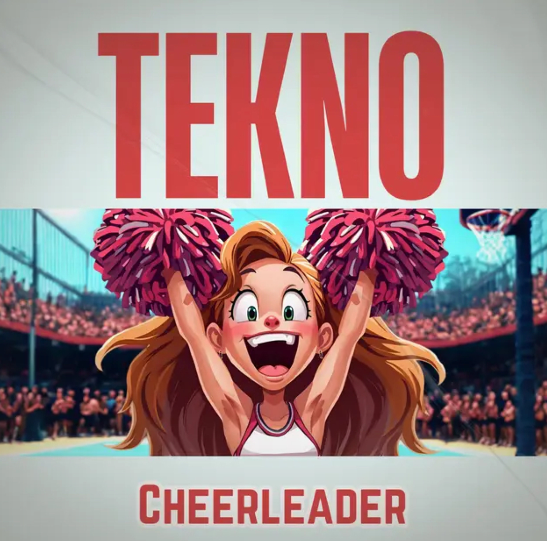 Cover creation  for Cheerleader by Tekno