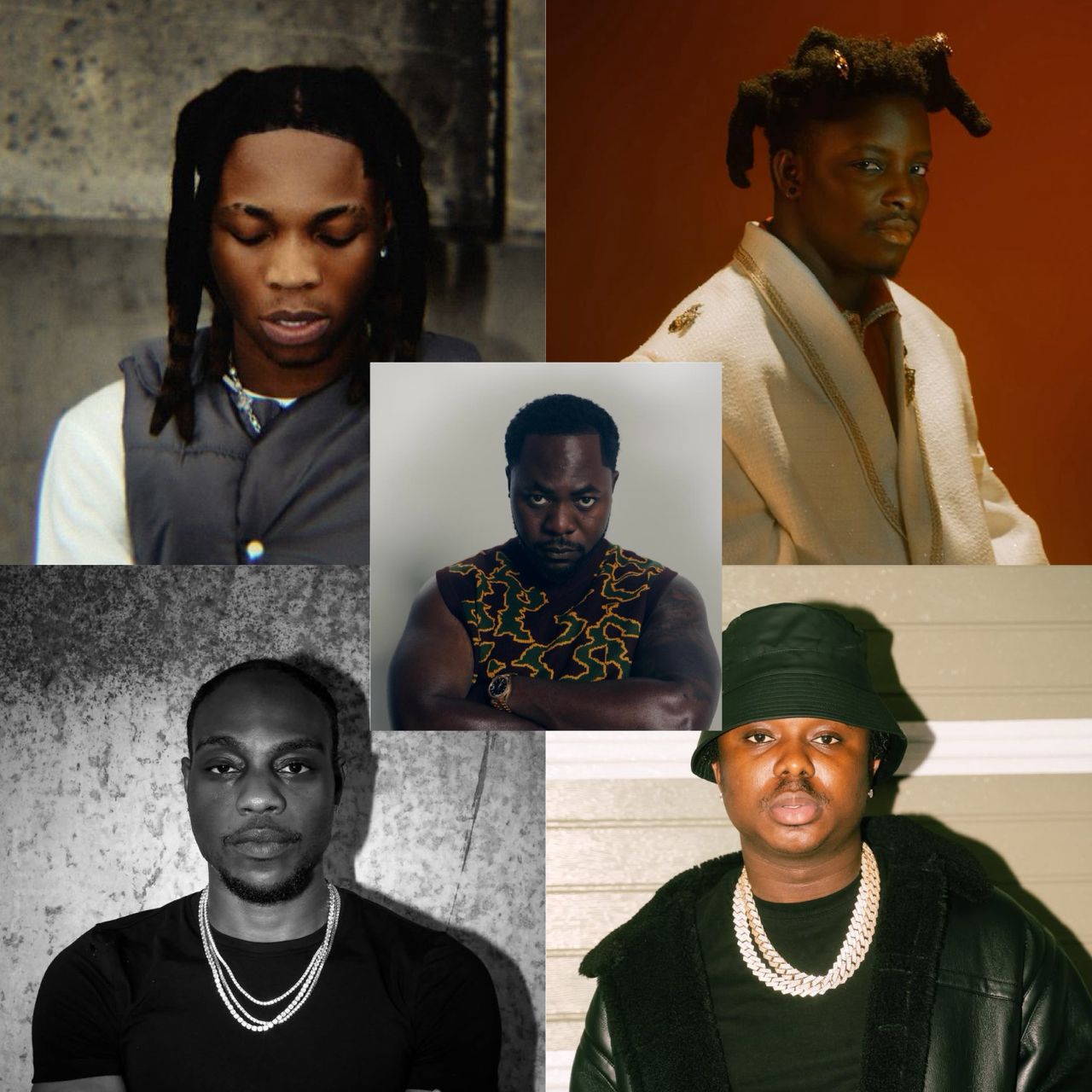 Afrobeats stars including L.A.X, Lasmid, Rybeena, and Kashcoming