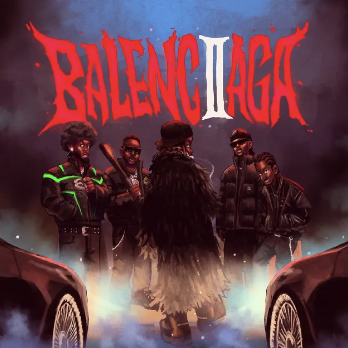 Cover art for Balenciaga II BY Okenneth Medikal Joey B Oseikrom Sikanii and Sama