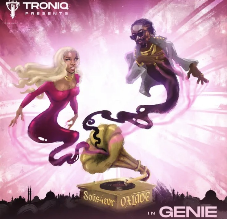 Cover art for GENIE Lyrics by Troniq Music SOLIS4EVR Oxlade