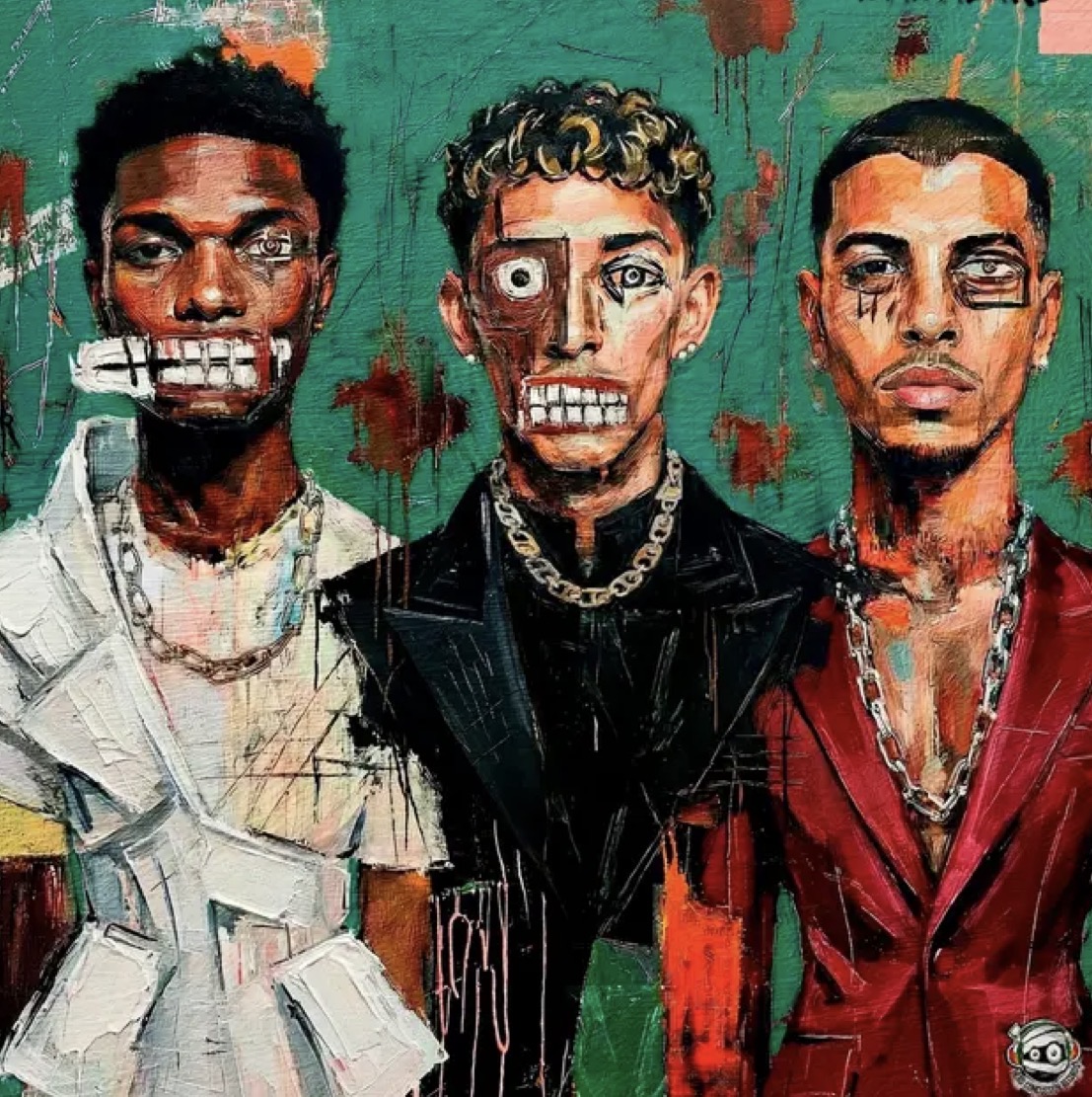 Cover art for Pongo by Rvssian Rauw Alejandro AND Wizkid