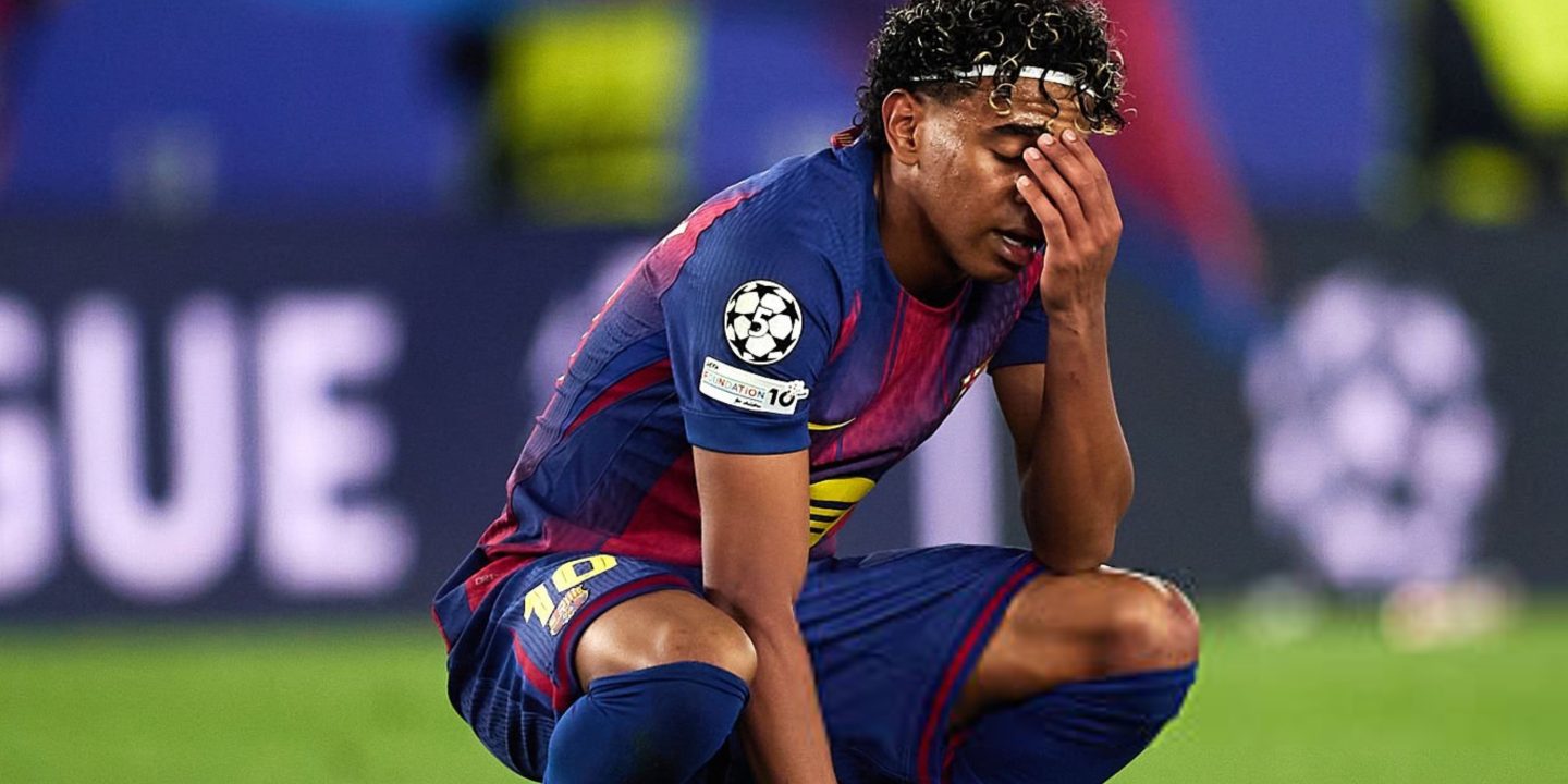 Lamine Yamal reacts to Barcelona’s defeat against Atlético Madrid