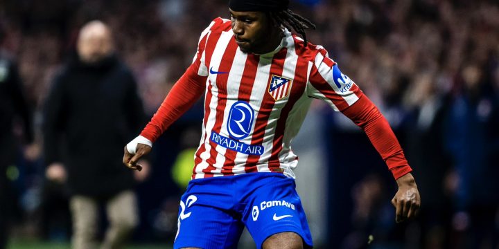 Ademola Lookman in Atlético Madrid jersey