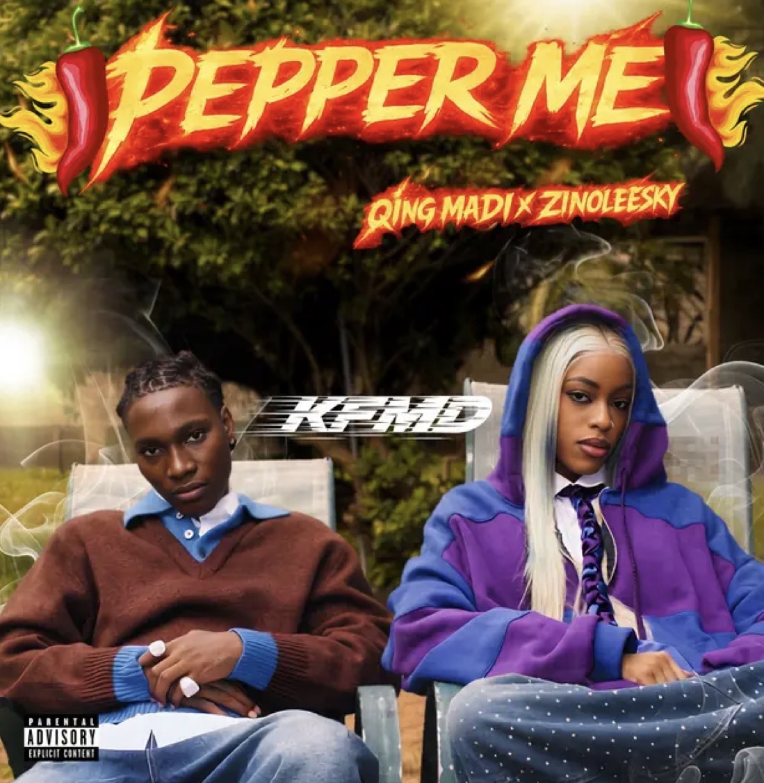 Pepper Me Lyrics by KFMD, Qing Madi & Zinoleesky