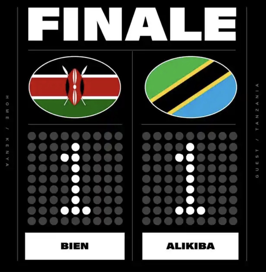 Finale Lyrics by Bien Feat. Alikiba