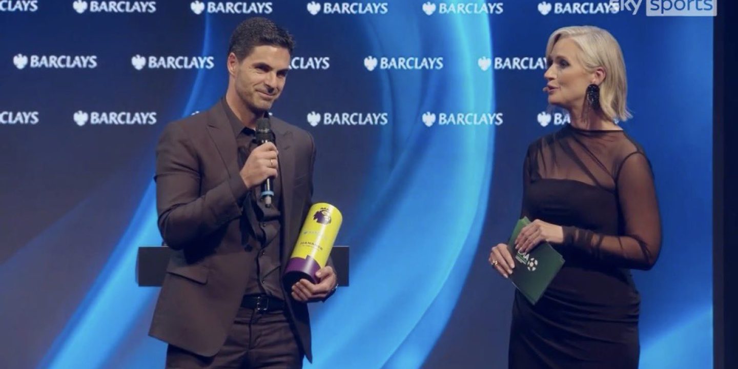 Mikel Arteta bags prestigious award in the 2025/26 Premier League season