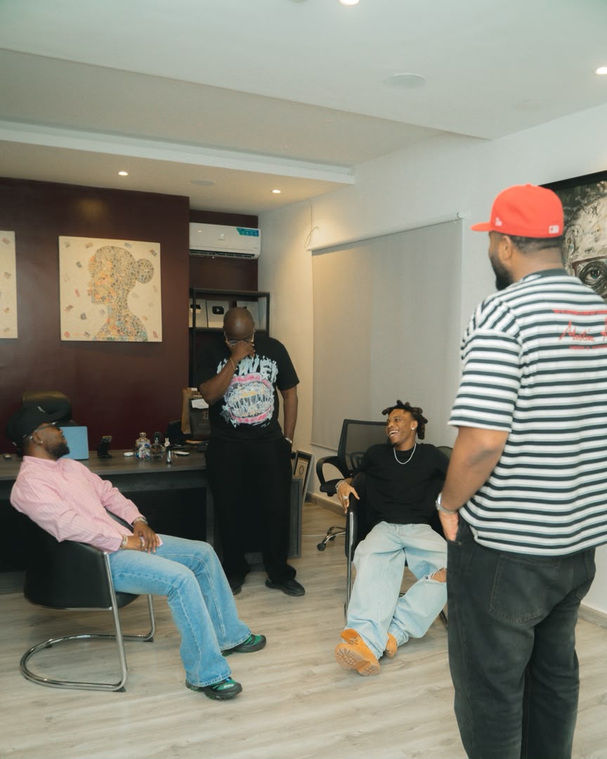 Rybeena conversing with Dapper Music & Entertainment