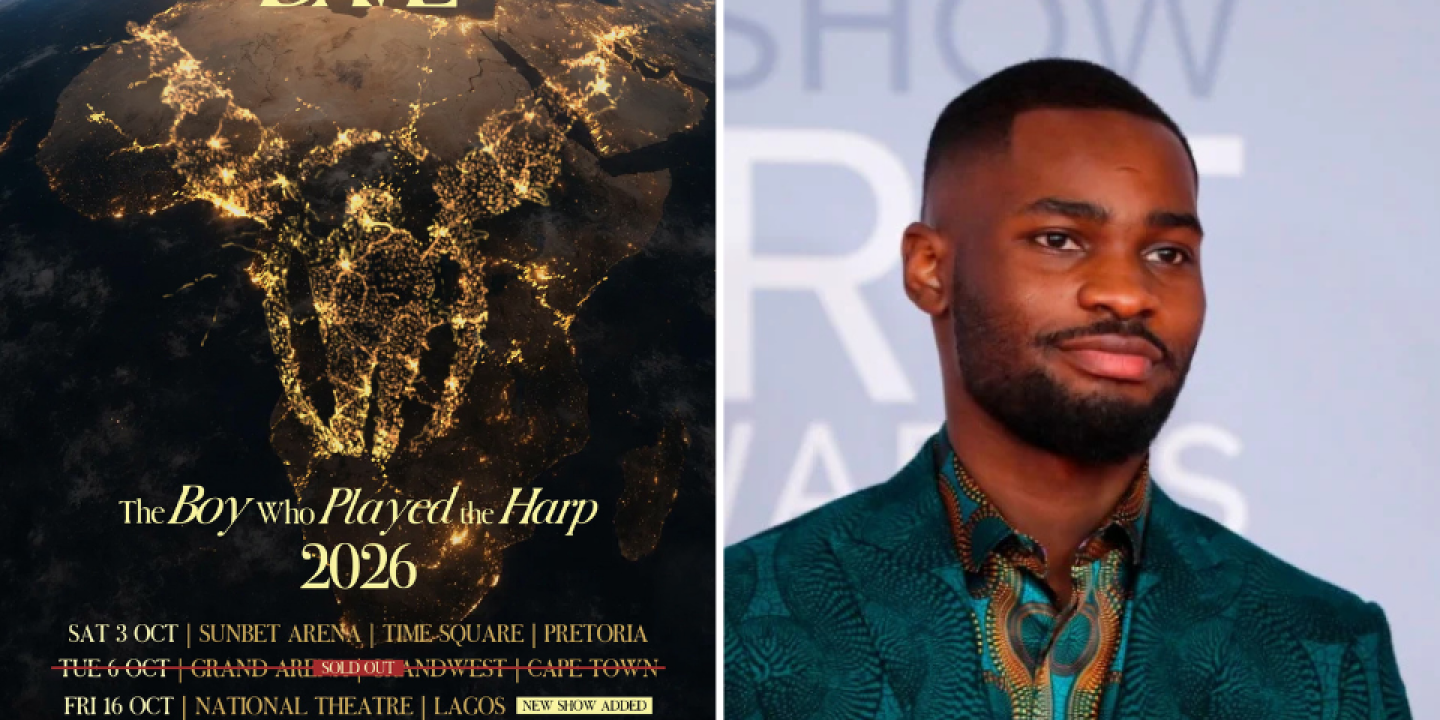 Dave brings 'The Boy Who Played the Harp' tour to Lagos for first-ever headline shows in Nigeria