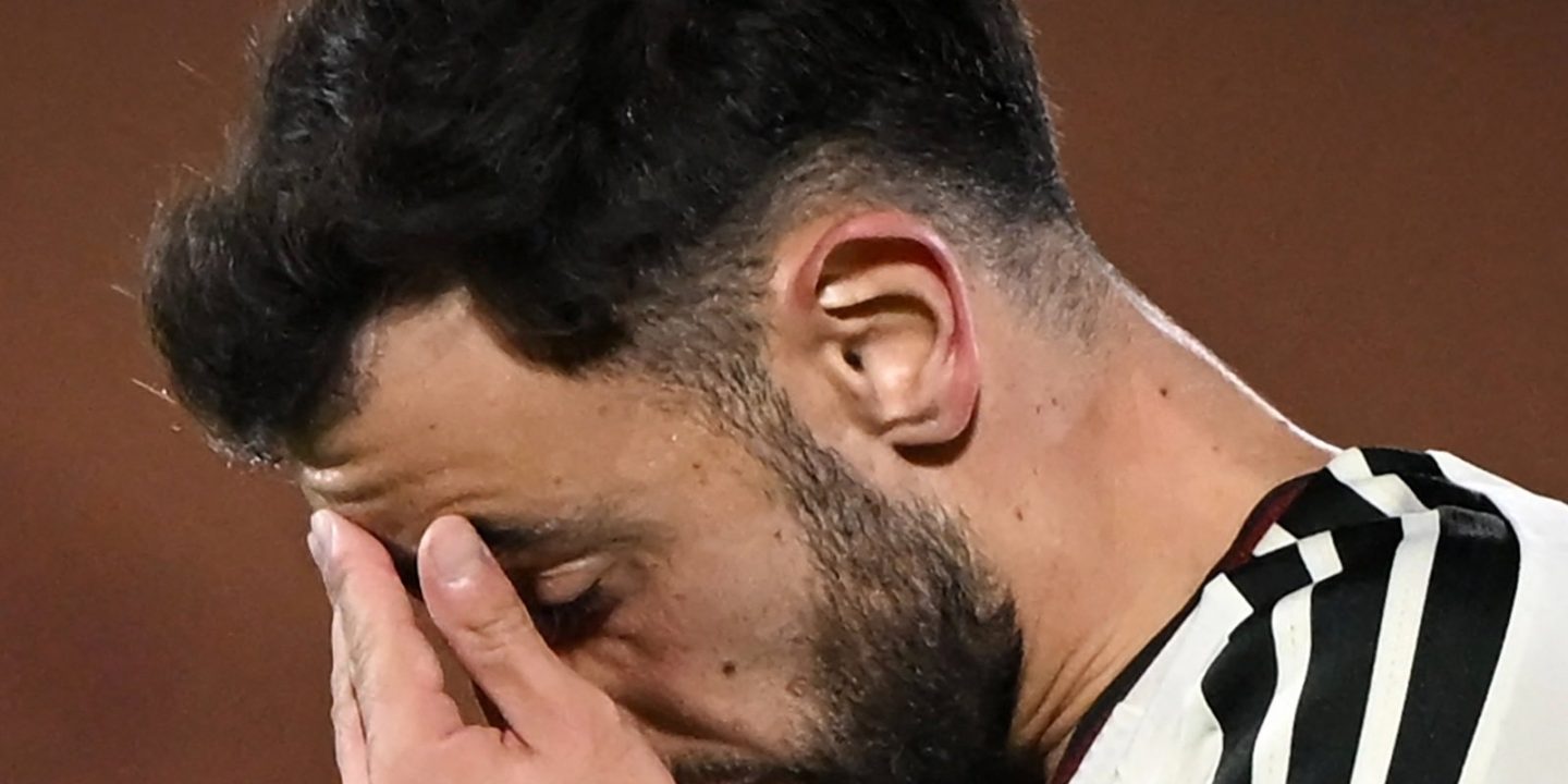 Bruno Fernandes reacts to Manchester United’s recent form