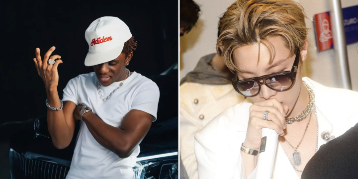 Victony reacts as J-Hope of BTS shows love to hit song, 'Slick'